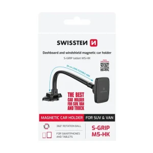 Aktuální Magnetický držák mobilu do auta na husí krk SWISSTEN S-GRIP M5-HK, 45459