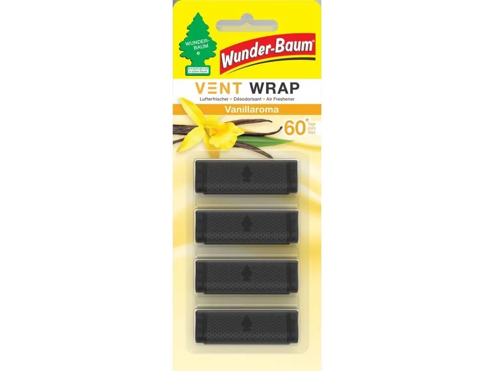 Hit Sezóny Osvěžovač vzduchu WUNDER-BAUM WENT WRAP Vanillaroma