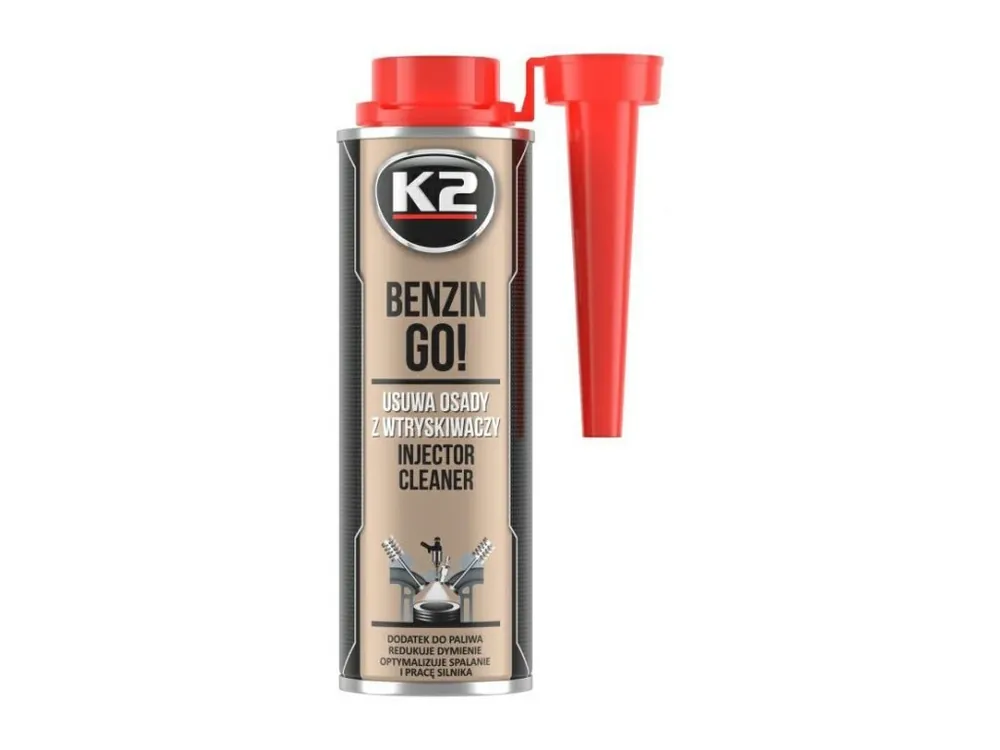 Bezpečná Platba K2 BENZIN GO! 250 ml - aditivum do paliva, T322
