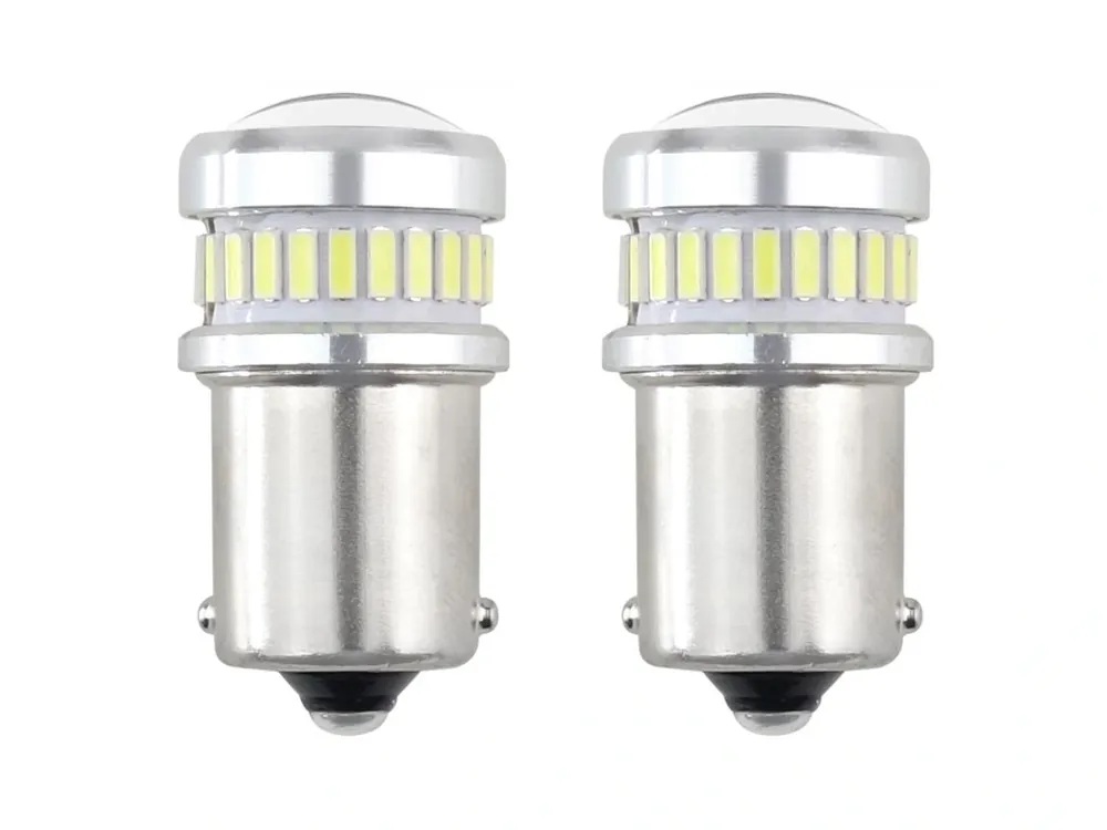 Bezpečná Platba Žárovka LED 12/24V bílá 24xSMD + 3030 6SMD 1156, BA15S P21W R10W R5W, CAN-BUS, 02448