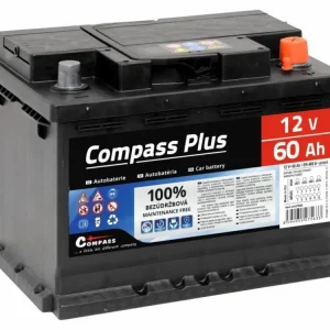 Autentický Autobaterie COMPASS PLUS 12V 60Ah