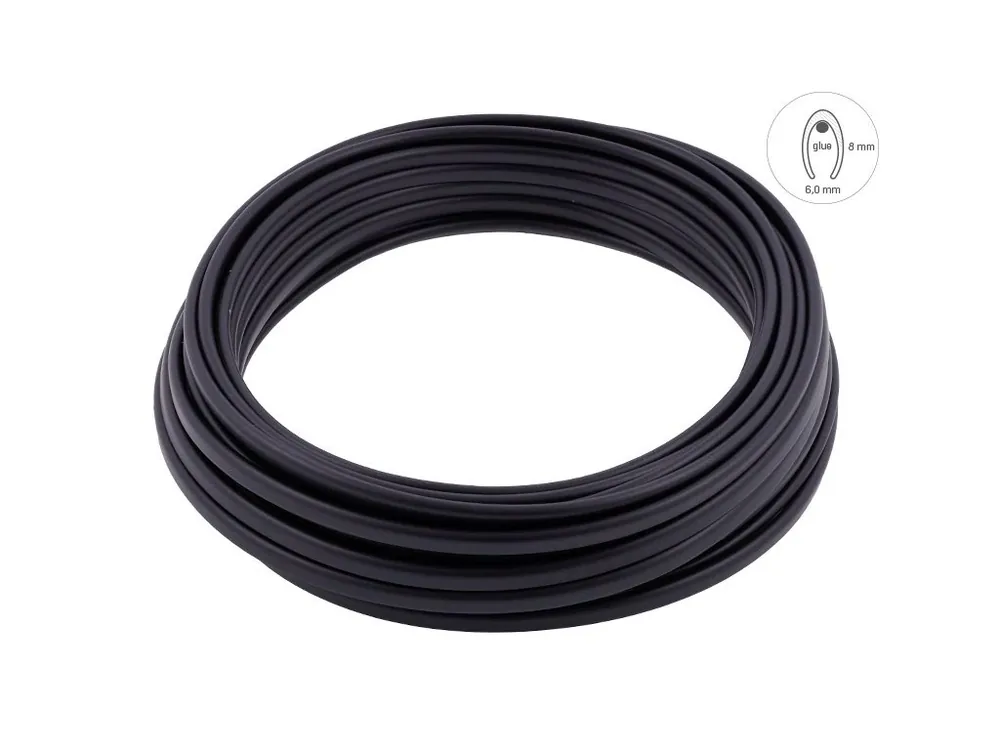 Poslední Šance Lemovka černá matná 8mm x 20m na hranu dveří 63779