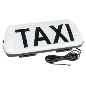 Bezpečná Platba Led svítilna TAXI, bílá, šíkmá 86860N