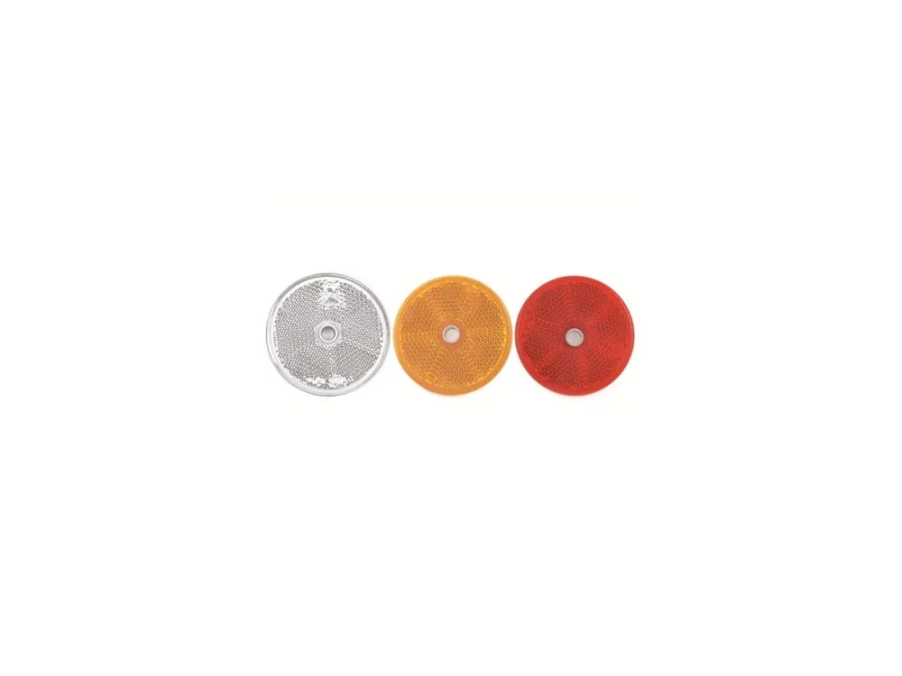 Akční Cena Odrazka kulatá pr.60mm bílá s dírou Fi-61