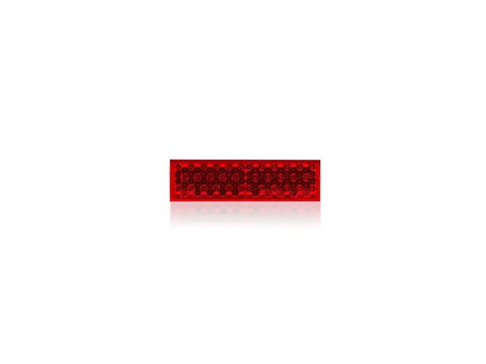 Aktuální Odrazka na pedál jízdního kola 65x18mm, červená