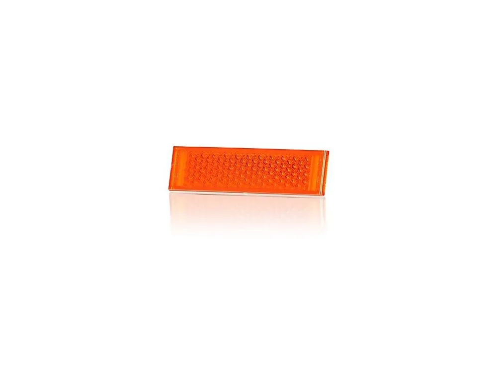 Akční Nabídka Odrazka obdélníková oranžová 126x34 mm