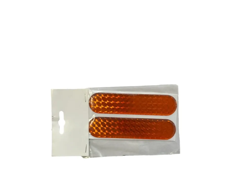 Samolepka na zrcátko poloplast - oranžová 2,5x10,5cm Nejprodávanější