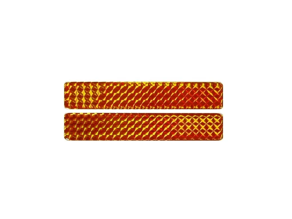 Odrazka 2,5x14 cm oranžová, samolepící Novinka