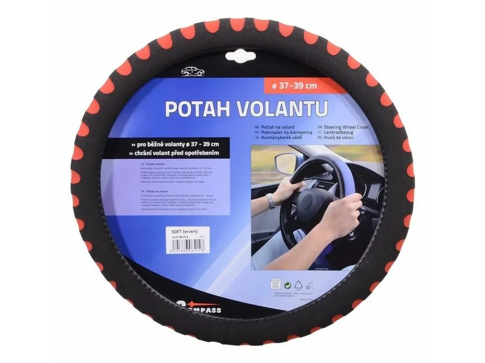 Potah volantu SOFT červený, 06414 Odeslání Ihned