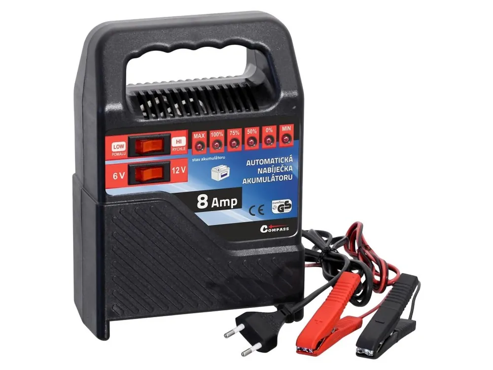 Cenový Hit Nabíječka autobaterií 8 Amp 6/12 V, 07138