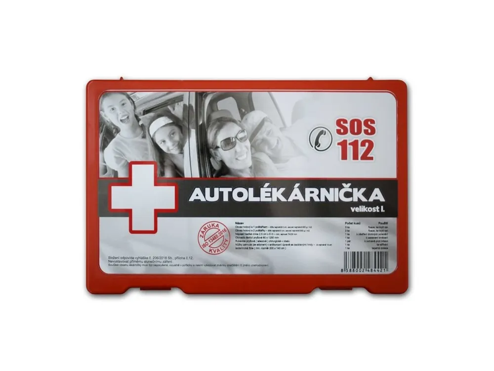 Autolékárnička v plastové krabici Odeslání Ihned