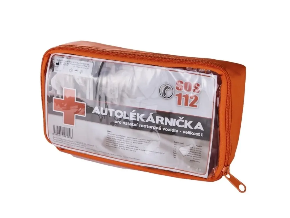Autolékárnička v textilním obalu Zlevněný