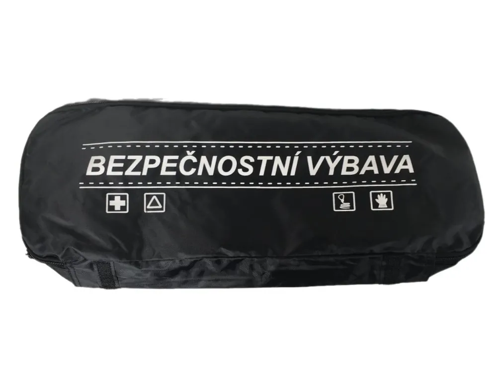 Textilní obal pro soupravu s povinnou výbavou, černý Vysoce Kvalitní