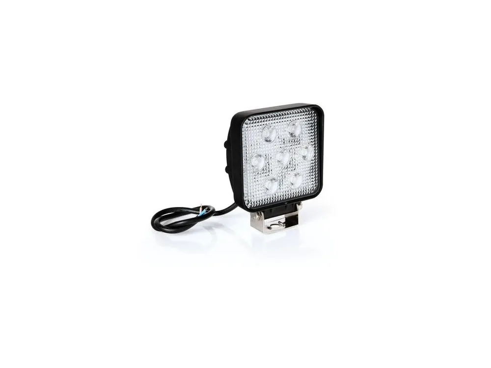 Pracovní světlo hranaté 7LEDx3W, 12-24V 1400lumenů 6000K bílé, 72310 Sezónní Sleva