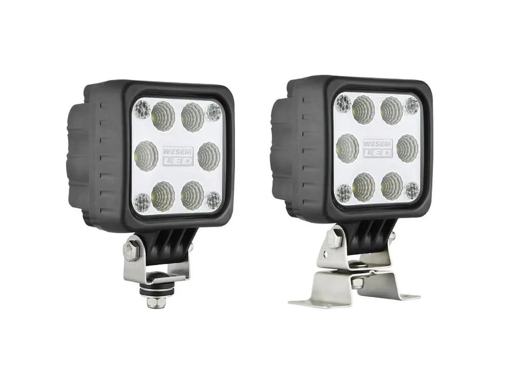 Pracovní světlo LED 10x10cm čiré sklo 1500lm 12/24V, 47400 Hit Sezóny