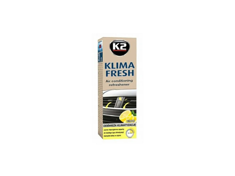 K2 KLIMA FRESH 150 ml LEMON - osvěžuje vzduch interiéru vozu, K222 Časově Omezené