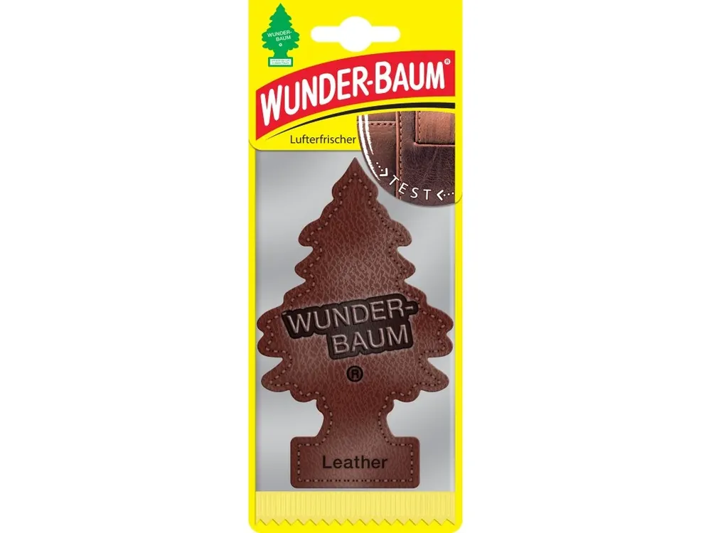 Osvěžovač WUNDER BAUM - LEATHER KůŽE Cenová Bomba