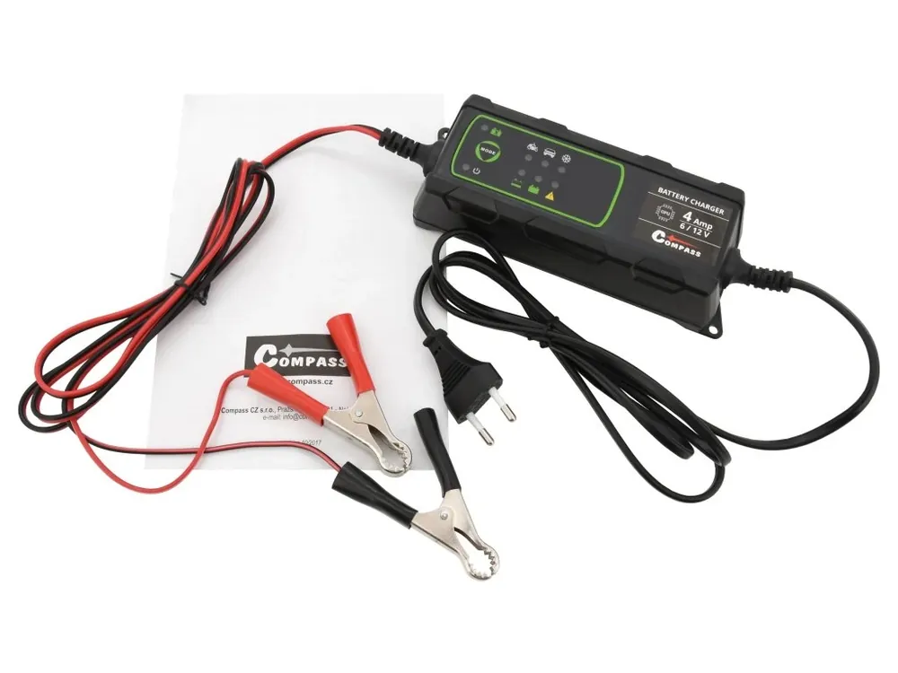 Nabíječka mikroprocesor 4Amp 6/12V PB/GEL max. 120Ah, 07145 Akční Cena