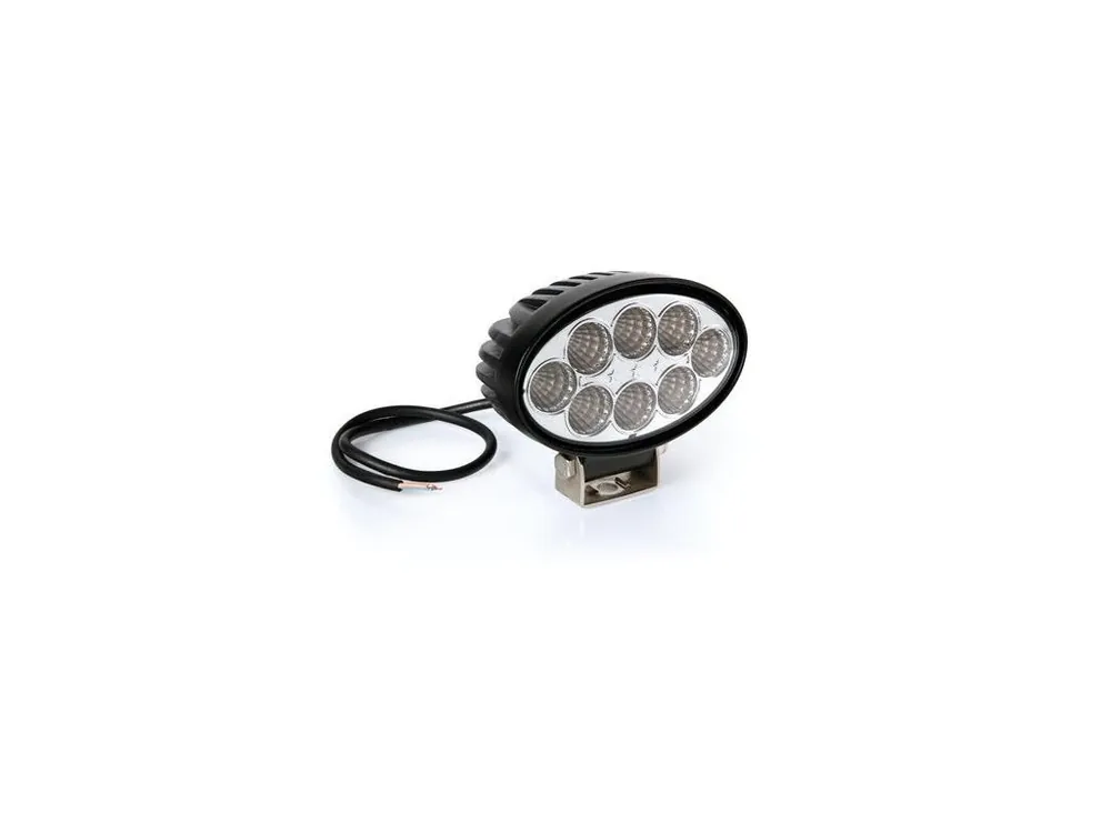 Cenový Hit Pracovní světlo oválné 8LEDx3W 12-24V 1600lumenů 6000K bílé, 72312