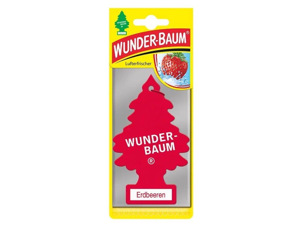 Osvěžovač WUNDER BAUM - JAHODY Jen Po Omezenou Doba