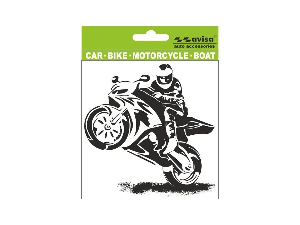 Samolepící dekory "AVISA" motorka silnice Akční Cena