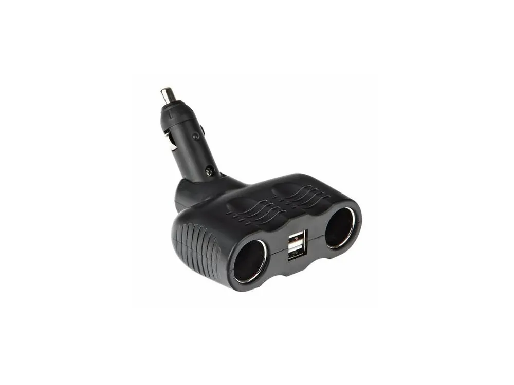 Rozdvojka zapalovače 12/24V + 2x USB (max.10A, max. 2A), 39069 Koupit Online