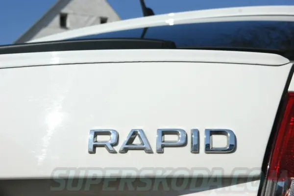 Jen Po Omezenou Doba Škoda Rapid - Zadní odtrhová hrana SPORTIVE