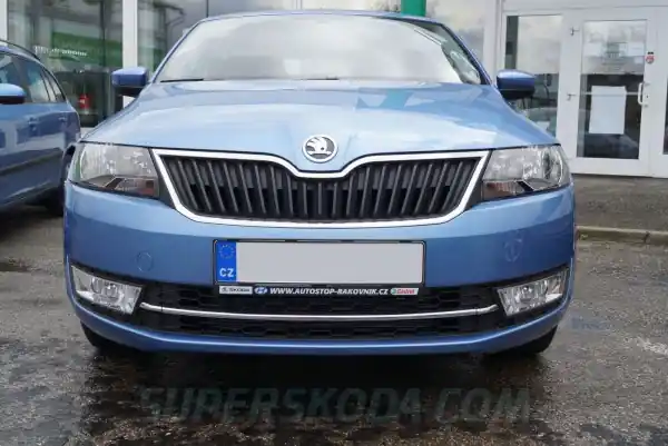 Akce Škoda Rapid - Chromové lišty nárazníku