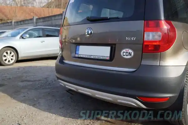 Škoda Yeti - Spodní lišta kufru stříbrná Koupit Online
