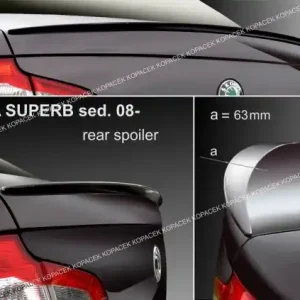 Aktuální Škoda Superb II limusina - Odtrhová hrana TEKKNO