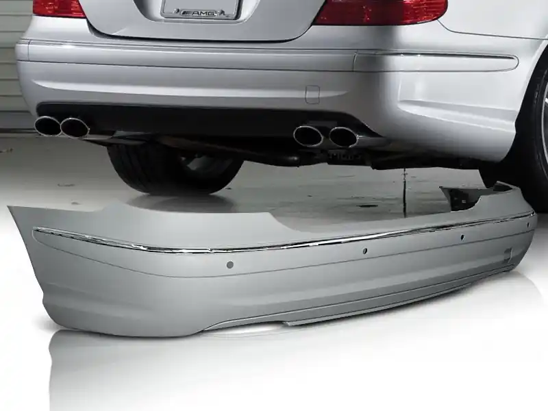 Bezpečná Platba Mercedes W211 02-06 Sedan Zadní nárazník AMG STYLE PDC