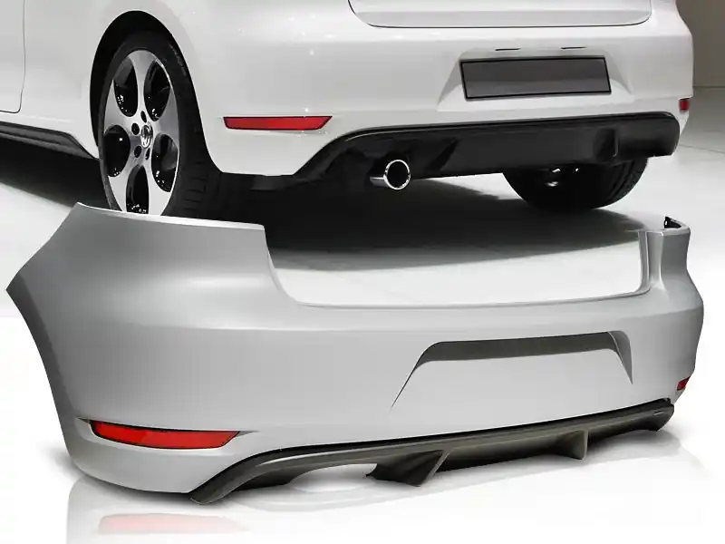 Nová Kolekce VW Golf VI Zadní nárazník GTI STYLE SINGLE výfuk