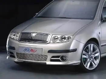 Škoda Fabia Facelift - lišty přední masky, nerez Koupit Online
