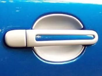 Vrácení Zdarma Škoda Citigo - kryty pod kliky, malé, ABS stříbrný matný (2 ks)