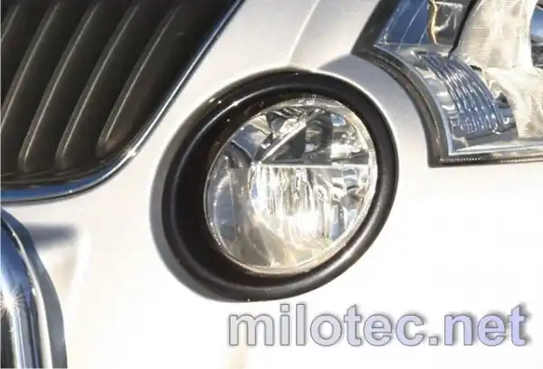Zlevněný Škoda Yeti - Rámečky mlhových světel - ABS černá metalíza
