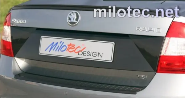 Škoda Rapid limousine - kryt pod SPZ, ABS černá metalíza Oblíbený