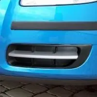 Super Cena Škoda Fabia II - Lišty (bez mlhových světel) - ABS stříbrný matný