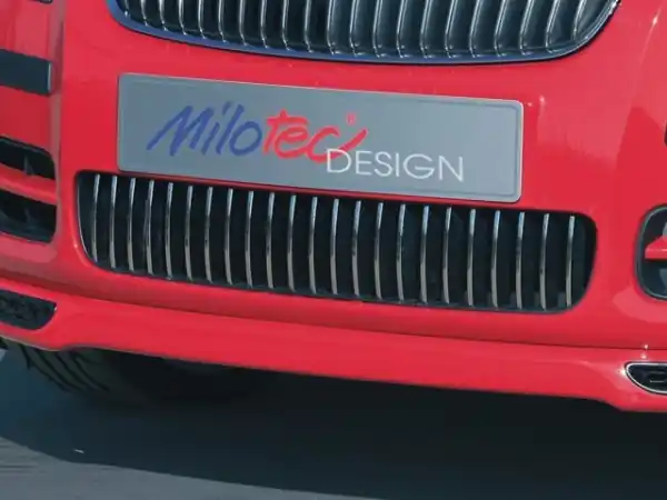 Škoda Fabia II - Lišty předního nárazníku Akce
