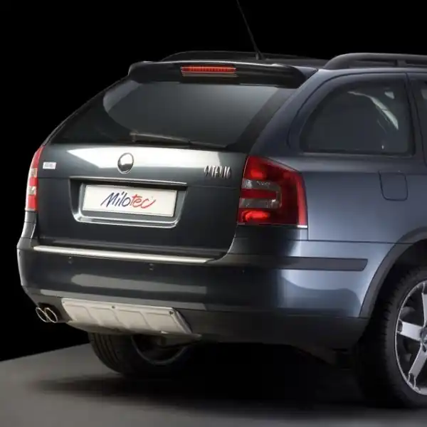Škoda Octavia II Combi - ALL-ROAD zadní díl nárazníku, ABS-stříbrný Výhodná Nabídka
