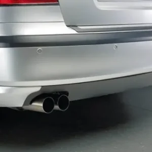 Aktuální Škoda Octavia II - Dvojitý tlumič výfuku Milotec - 2x2 kruhové konce