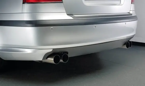 Aktuální Škoda Octavia II - Dvojitý tlumič výfuku Milotec - 2x2 kruhové konce