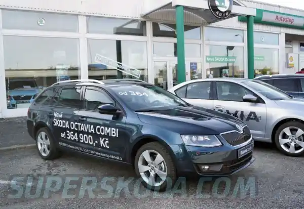 Zlevněný Škoda Octavia III combi - Přední a zadní ofuky oken