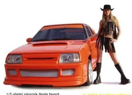 Škoda Favorit - Přední nárazník I. Vysoce Kvalitní