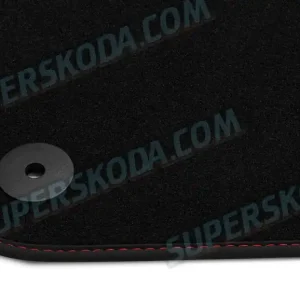 Škoda Octavia III - Textilní autokoberce s červeným prošitím Víkendová Akce