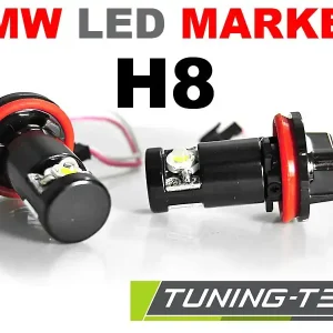 Led pro BMW E60 /E61 /E90 /E91 /E90 M3 /E63 /E64 /E63 M6 H8 CANBUS LED MARKER Novinka