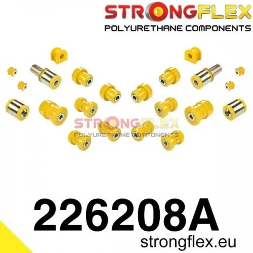 VW Passat B5 96-05 4x4 - sada silentbloků zadní nápravy - SPORT Expresní Doručení