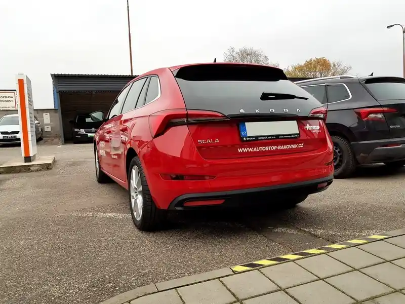 Škoda Scala - atrapy výfuku RS design - RS230 BLACK - GLOWING RED Must-Have
