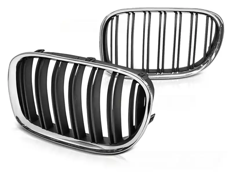 BMW F01 09-07.12 CHROME BLACK - přední maska Speciální Cena