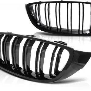 BMW F32,F33,F36 13- M4 LOOK GLOSSY BLACK - přední maska Levný
