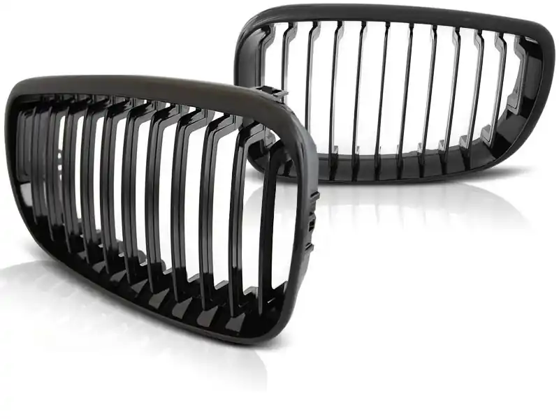 BMW E87/E81/E82/E88 09.07-13 GLOSSY BLACK - přední maska Akční Nabídka